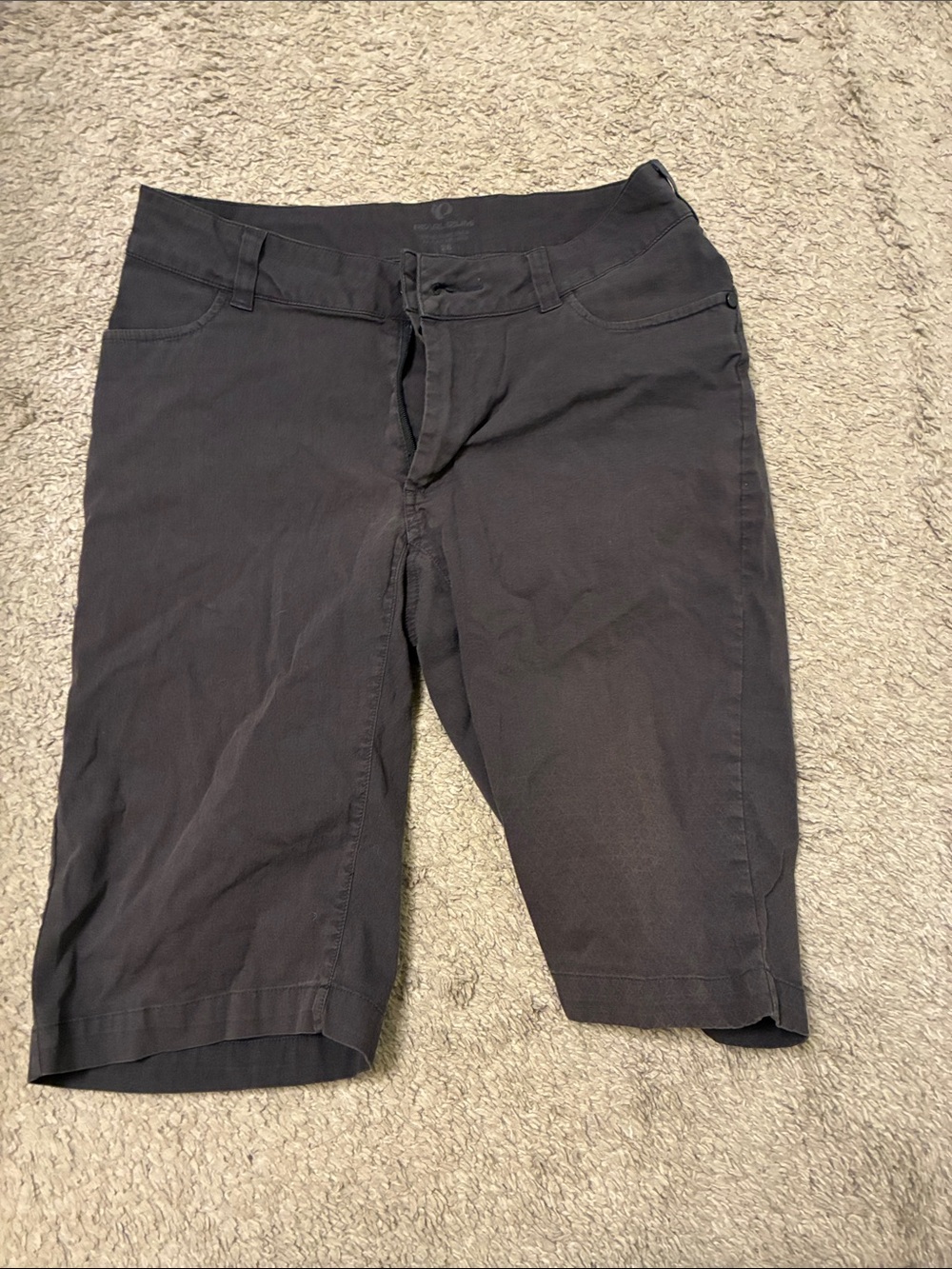 Pearl Izumi Men's Black Flat-Front Stretch Shorts